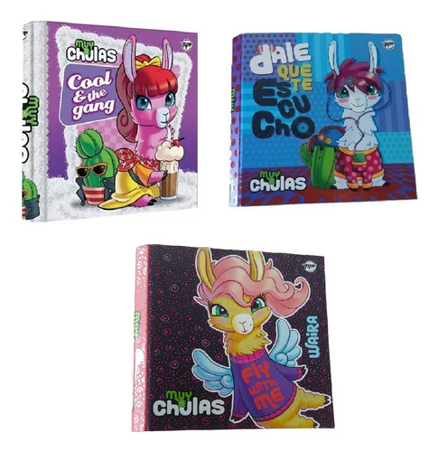 Carpeta Escolar 3 Aros 3x40 Muy Chulas Llama Cactus Ppr