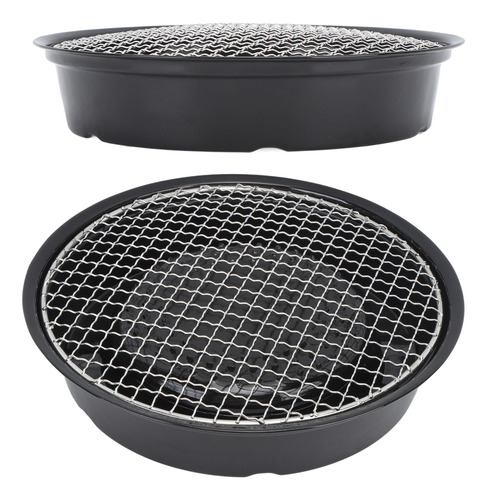 Barbecue Net Grill Pan Tray Grate Firestop Board Antiderrapa