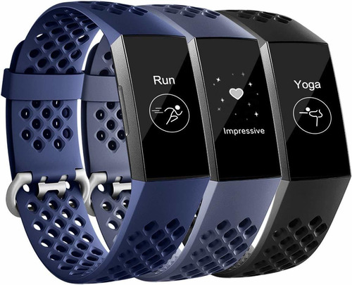 Mallas De Reloj Fitbit Charge 3 (xam)