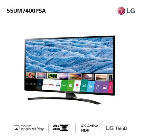 Smart Tv 55 Ultra Hd LG 55um7400psa - Garantía Oficial