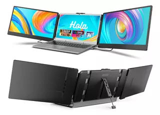 Monitor Triple Pantalla Portátil Para Laptop 14 Fhd 1080p