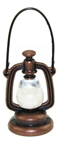 2 Mini Lámpara De Aceite Retro Para Casa De Muñecas, Cobre