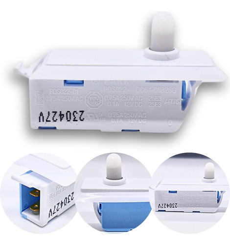 Interruptor Da Porta Lava E Seca Samsung Wd10k6410