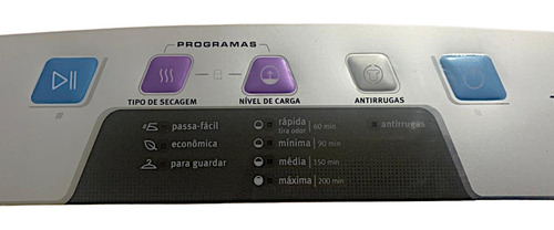 Membrana Adesivo Do Painel Secadora Electrolux Svp10 Orignal