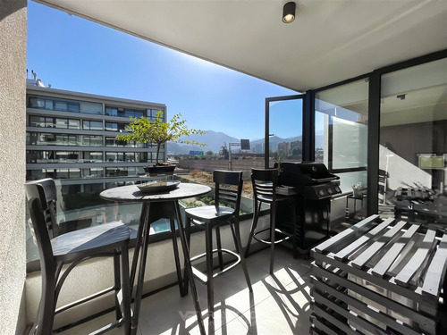 Moderno Departamento En Venta De 1 Dorm. En Lo Barnechea