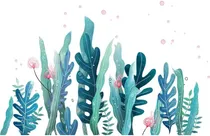 Comprar Dibujos Animados Creativos Extraíbles 3d Bajo El Mar M...
