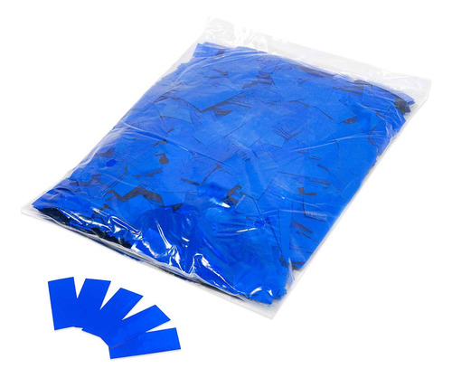 Mylar Confeti Resistente Al Fuego Bolsa 2 Lb Azul