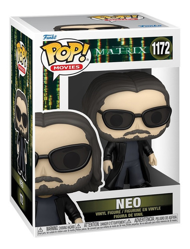Funko Pop! Matrix Neo 1172 Keanu Reeves Resurrections
