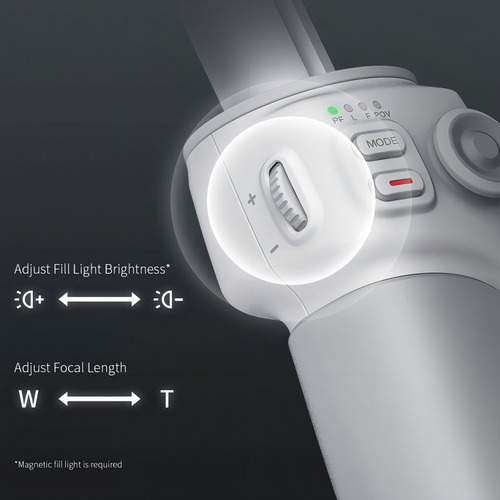 Estabilizador Zhiyun Smooth Q4 Combo Com Led Cor Cinza