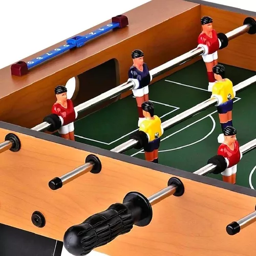 Mesa De Pebolim Totó C/ 02 Bolas - Jogo De Futebol De Mesa