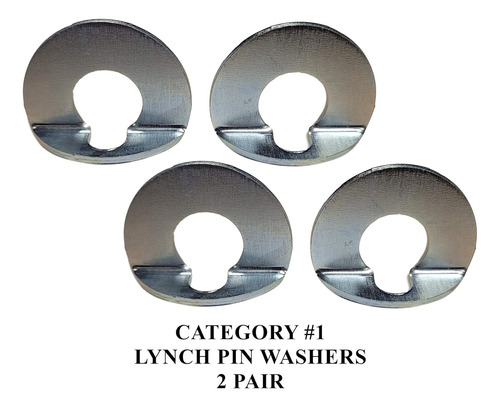 Arandelas De Pasador De Bloqueo Lynch Cat #12, Par