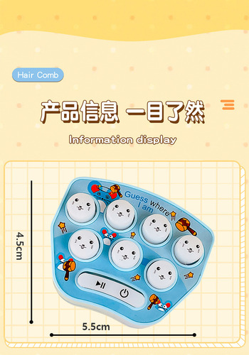 Q Mini Consola De Juegos Whack-a-mole De Bolsillo Para Niños