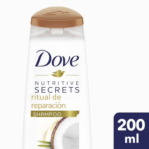 Shampoo Dove Ritual De Reparacion Coco X 200 Ml