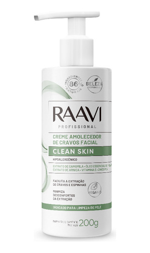 Combo Amolece Cravos E Espinhas 2 Produtos Raavi Clean Skin