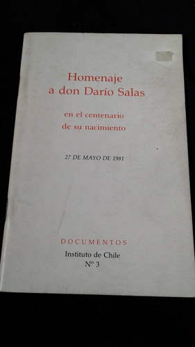 Homenaje A Don Dario Salas Mayo De 1981  Cs