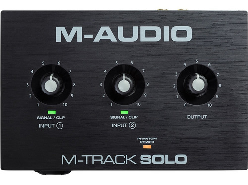 M-audio M-track Solo Interfaz / Placa De Audio De 2 Canales
