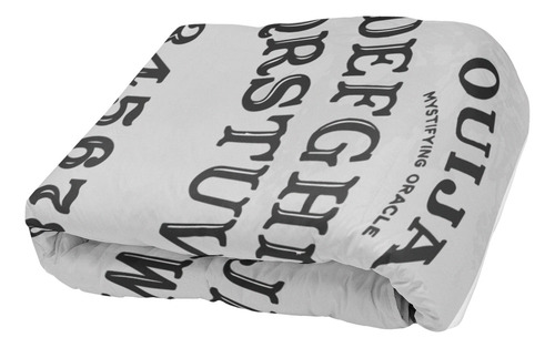 Cobija Matirmonial Curiosidades Varios Diseños Ultrasuave Ouija Gris Lisa