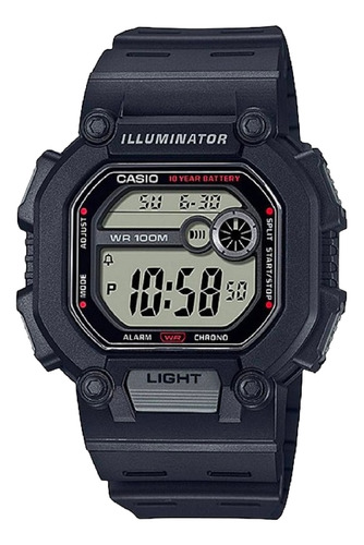 Reloj Hombre Casio W-737h-1a Negro Digital