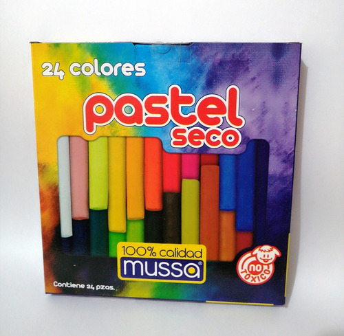 Gises Color Pastel Seco 24 Colores