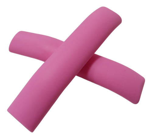 Funda Silicona Manija Freno Monopatín Bicicleta Set X 2 Rosa