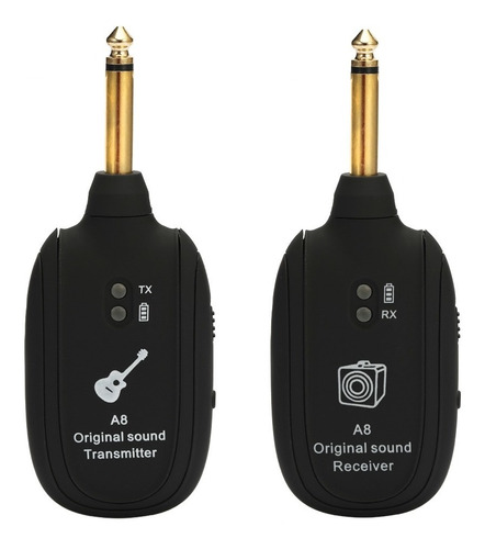 Plug Audio Sonido Inalambrico A8-1 Para Guitarra, Bajo, Etc
