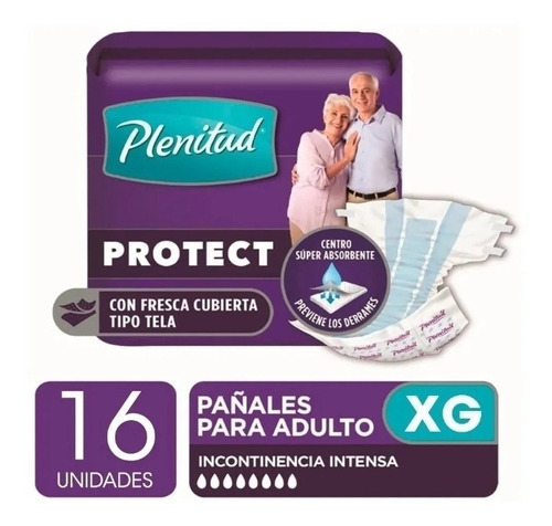 Pañales Plenitud Xg X 16 Unidades 