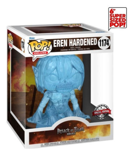 Funko Pop Eren Hardened 1174 Attack On Titan Se Deluxe Nuevo