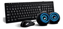Comprar Kit Teclado Mouse Y Bocinas Vorago Kms-104 Oficina Y Casa