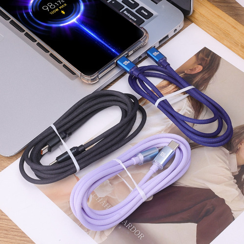 Cabo Tipo C A C De 120 W Para Carregamento Rápido Huawei Do