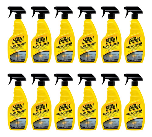 Kit De 12 Glass Cleaner W/rain Repellant Formula 1 22 Oz.