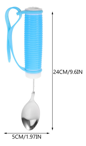 Cuchara Antivibratoria Adaptive Eating Utensilio Con Mango P
