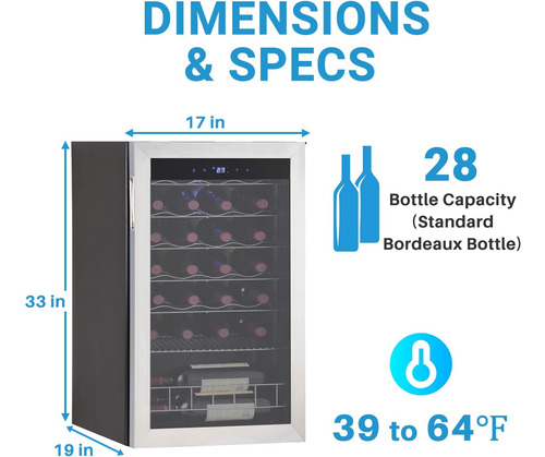 Cava De Vinos Frigobar 28 Botellas