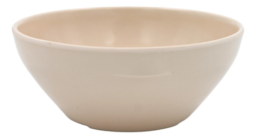 3 Bowls Tazón Plato Hondo 500ml Plástico Resistente Beige