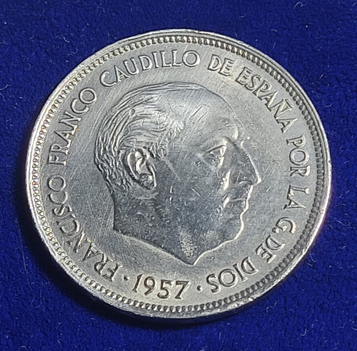 Moneda Española De 1957 (cinco Pesetas) Estrella 73