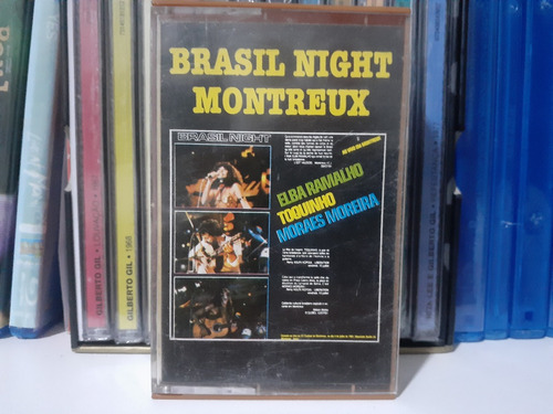 Fita Cassete Brasil Night Montreux - Elba, Toquinho E Moraes