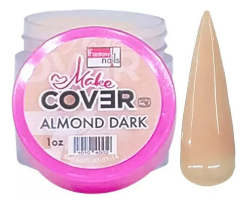 Acrilicos Make Up 1 Oz A Elegir Tono, Fantasy Nails Almond Dark
