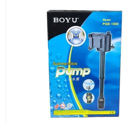 Bomba Agua Filtro Acuario Plantas Pez Boyu Pgb 1500 1565 L/h