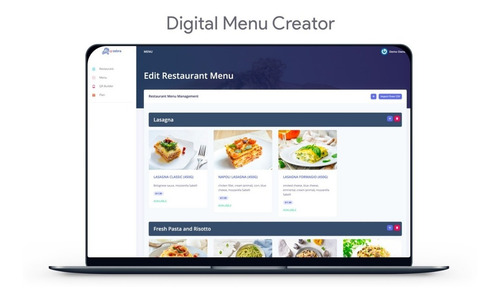 Script Restaurante Com Um Menu Sem Contato