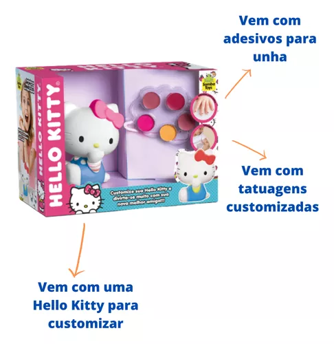 Boneca Hello Kitty Para Colorir Com Canetinhas Para Pintar