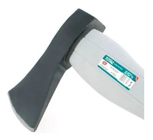 Imagen 3 de 4 de Hacha De Mano 1250 Gr Total Industrial Mango De Fibra 70 Cm