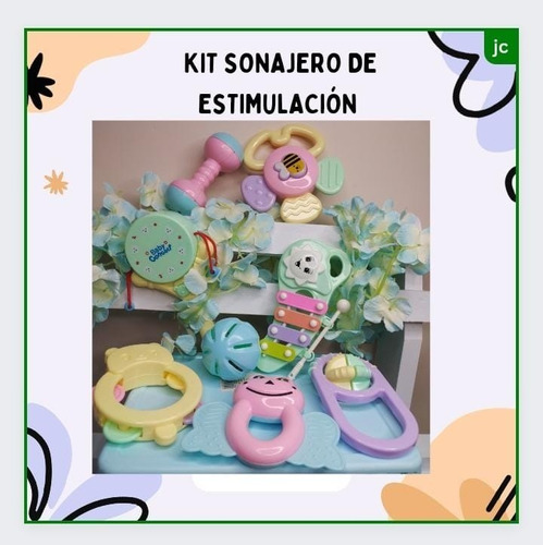 Sonajero, Kit Para Bebes, Juguetes Sensoriales