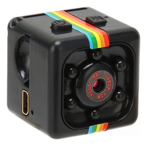 Mini Cámara De Visión Nocturna Hd De 1080p Con Lente De 140