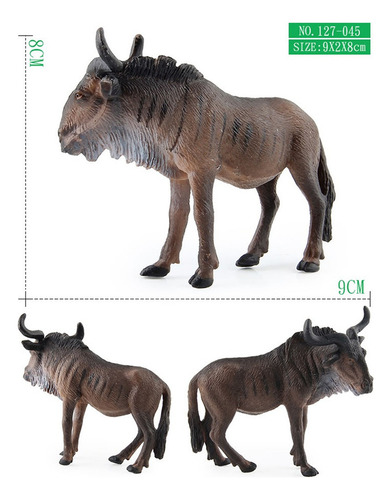 Estatuilla De Animales Salvajes Juguete Adorable Jirafa