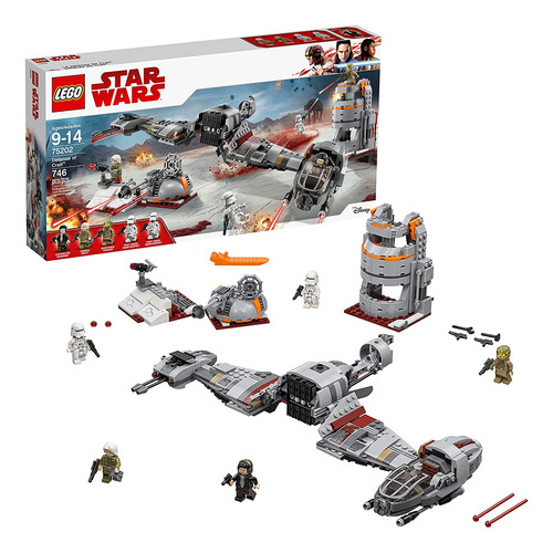 Lego Star Wars: The Last Jedi Defense Of Crait 75202 Kit De
