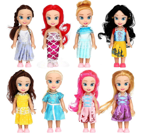 Onest 8 Juegos De Muñecas De 6 Pulgadas Lindas Muñecas De Ni