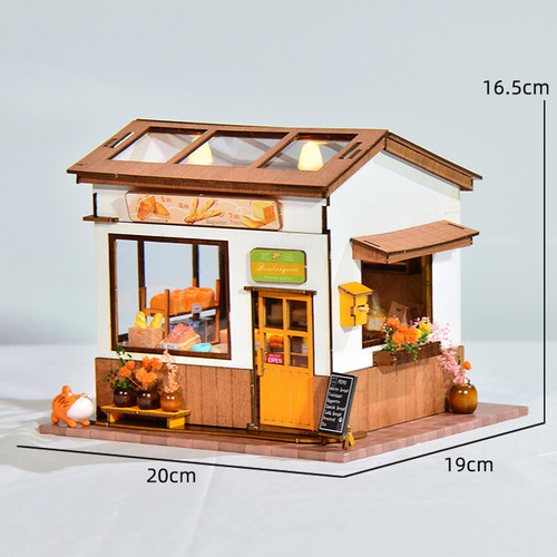 Kits De Casa De Muñecas En Miniatura Para , Rompecabezas De