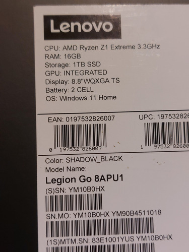 Lenovo Legion Go 8apu1