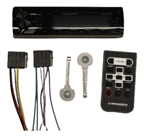 Imagen 4 de 9 de Estereo Maverick 1500 Usb Aux Mp3 Am Fm Bluetooth C/control