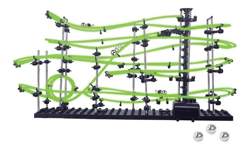 Juego De Bolas De Montaña Rusa, Mxmgr-001, 343 Pzas, 3 Balin