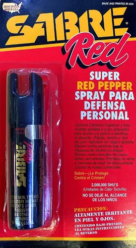 Gas Pimienta Paralizante Sabre Red Usa 14gr Defensa Personal